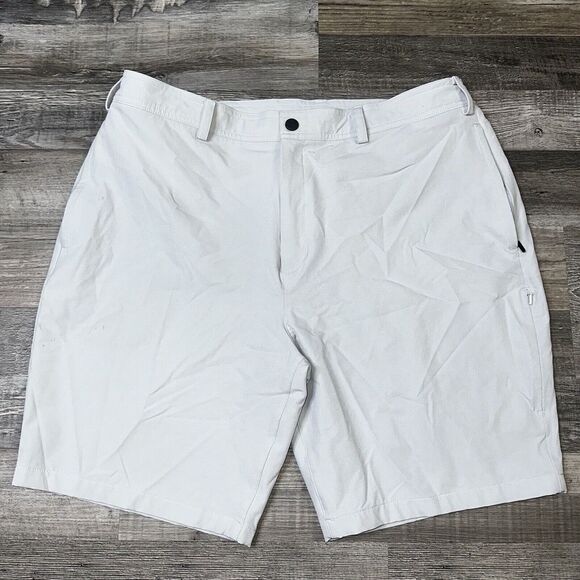 Mack Weldon Other - Mack Weldon Shorts Mens XL Light Gray Golf Tennis Cotton Stretch 9" Inseam